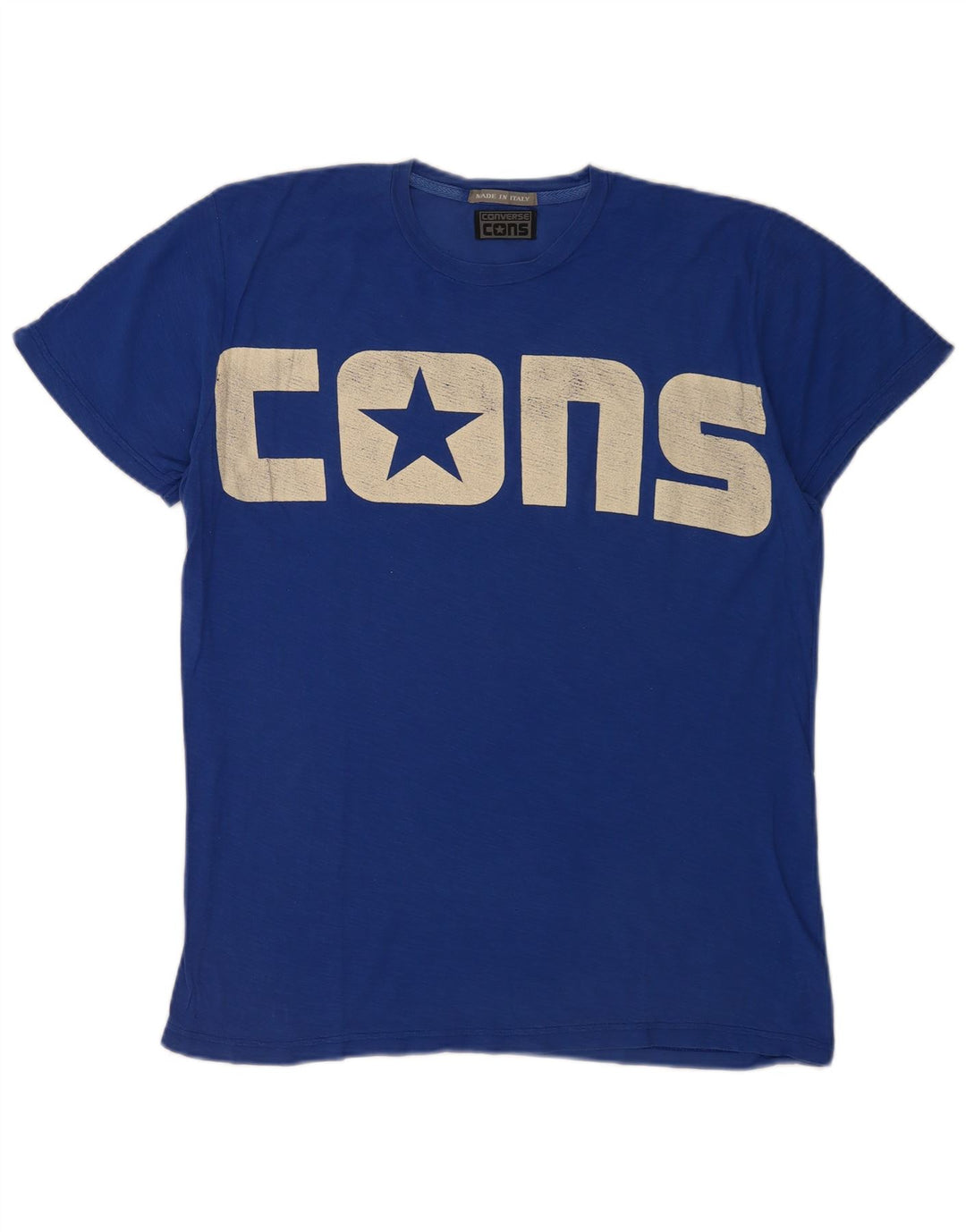 Camiseta Converse Masculina Gráfica Top Grande Azul