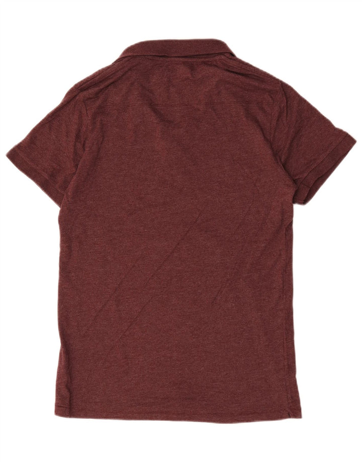 Camisa polo masculina French Connection algodão médio Borgonha