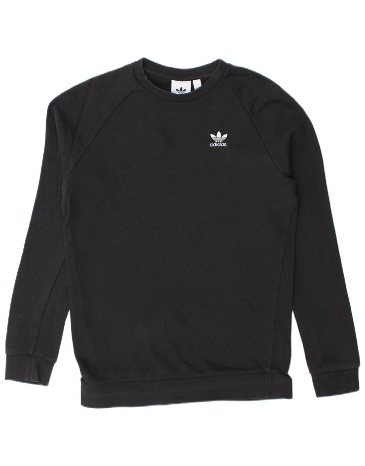 Adidas Mens Moletom Jumper XS Algodão Preto