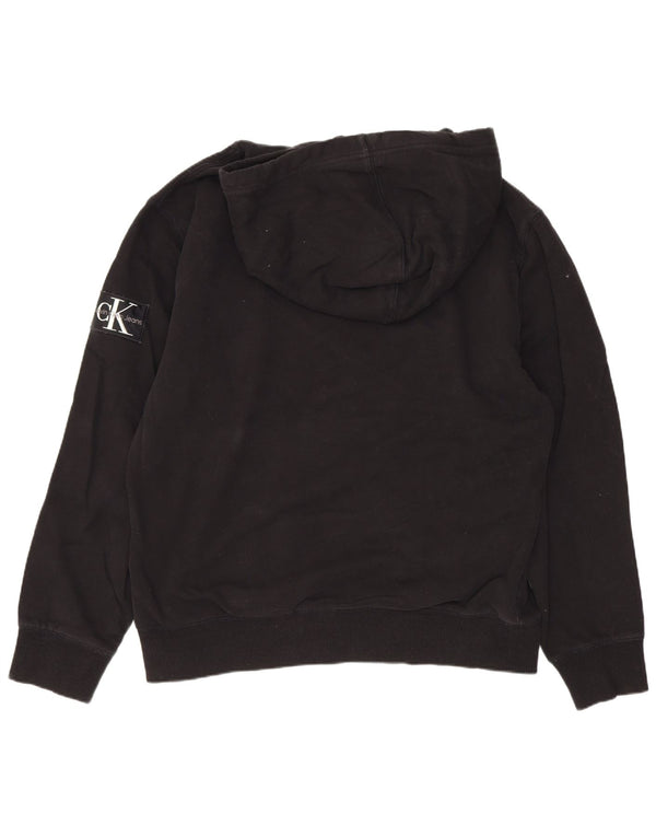 Calvin Klein Jeans Masculino moletom com capuz XL algodão preto