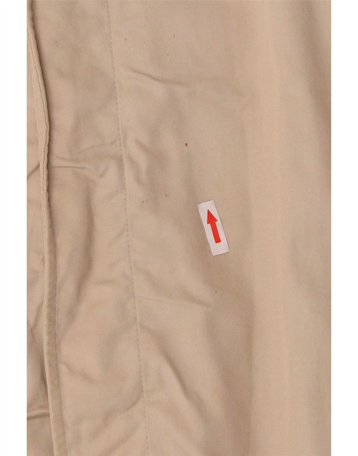 Sobretudo masculino Aquascutum UK 40 grande algodão bege