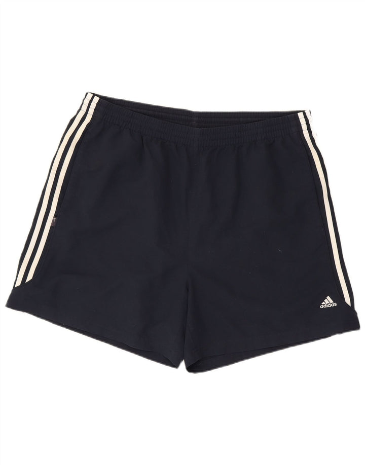 Shorts esportivos masculinos Adidas 2XL poliéster azul marinho