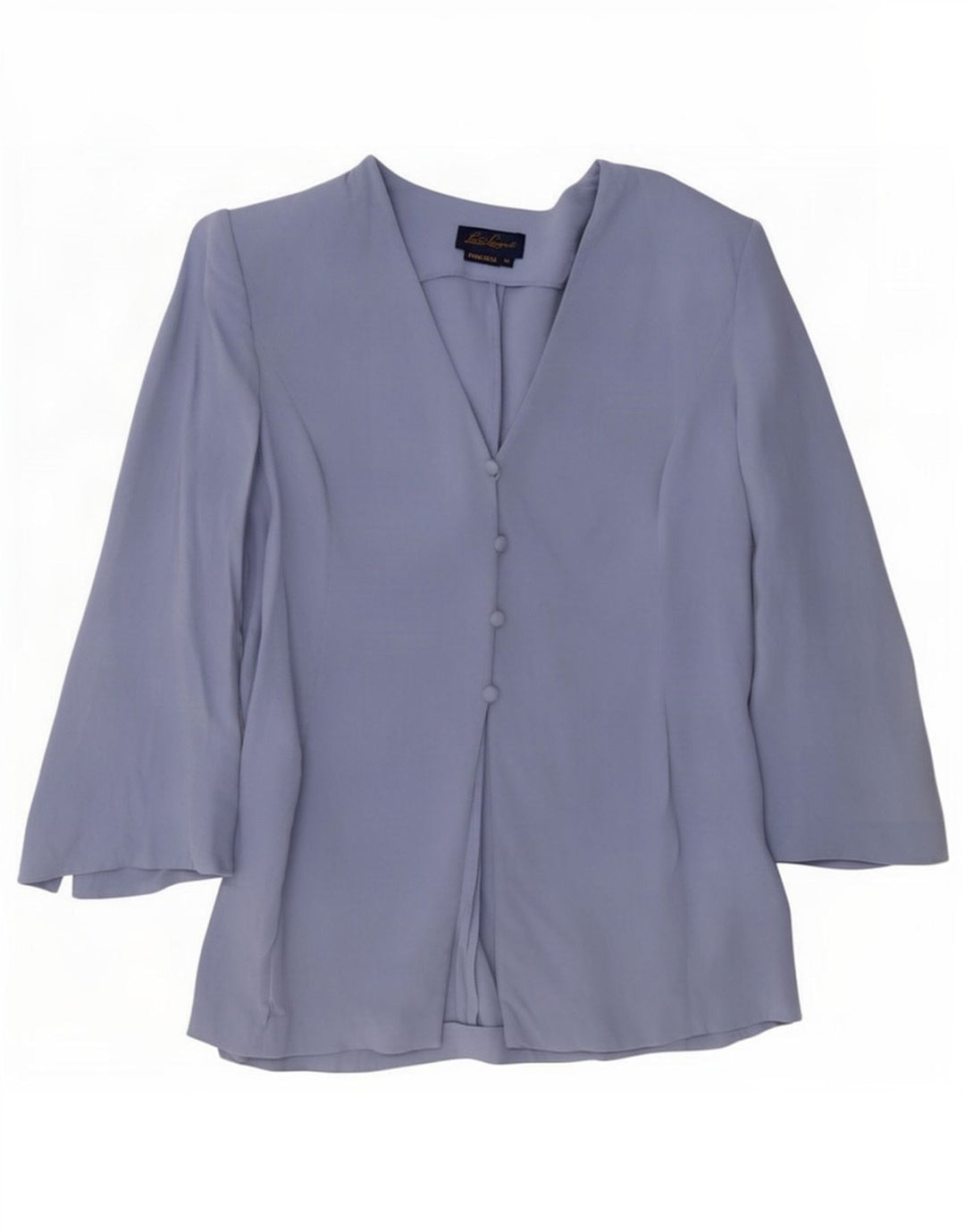 Luisa Spagnoli Cardigan Feminino Top UK 14 Seda Azul Médio