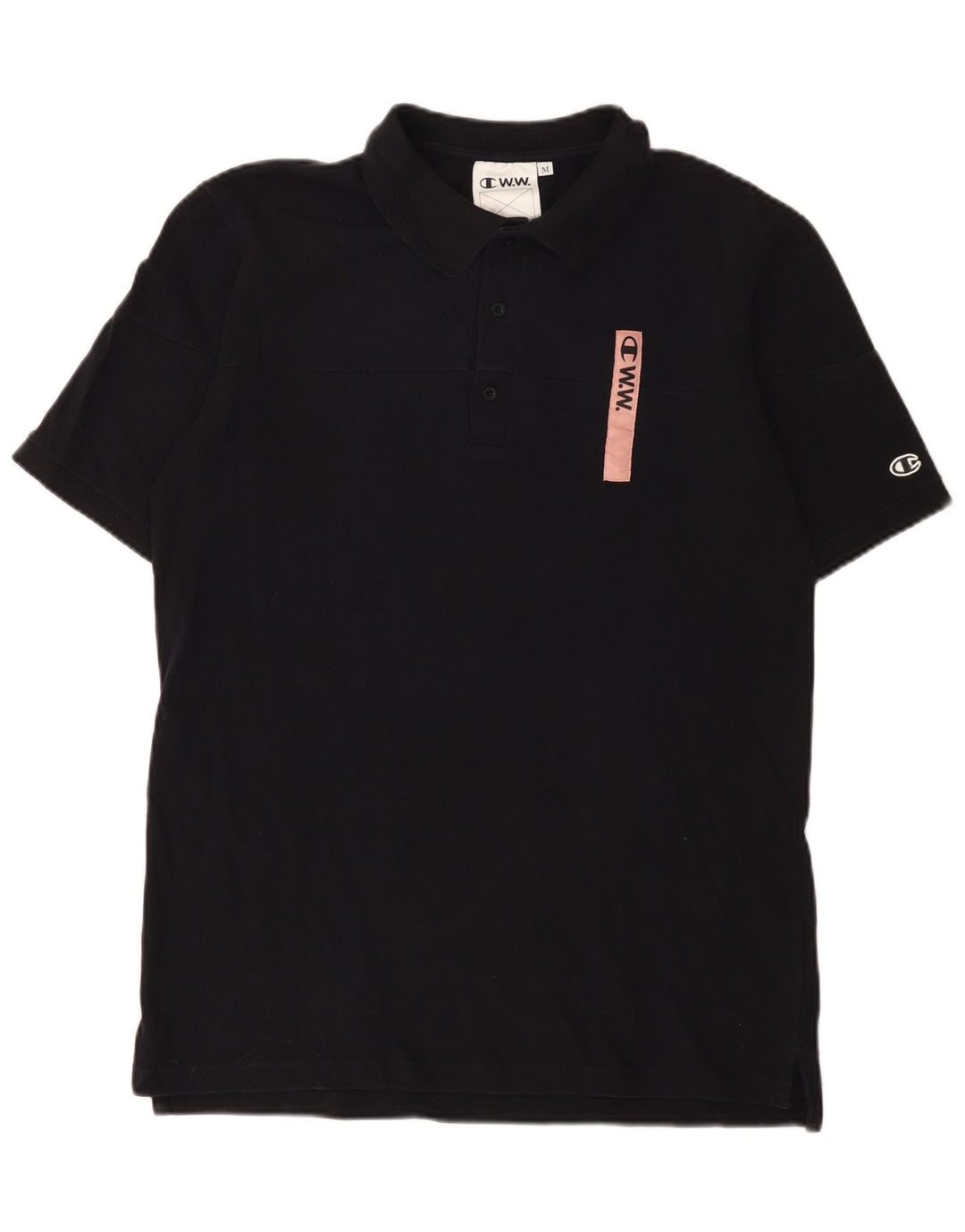 Camisa polo masculina Champion médio algodão azul marinho