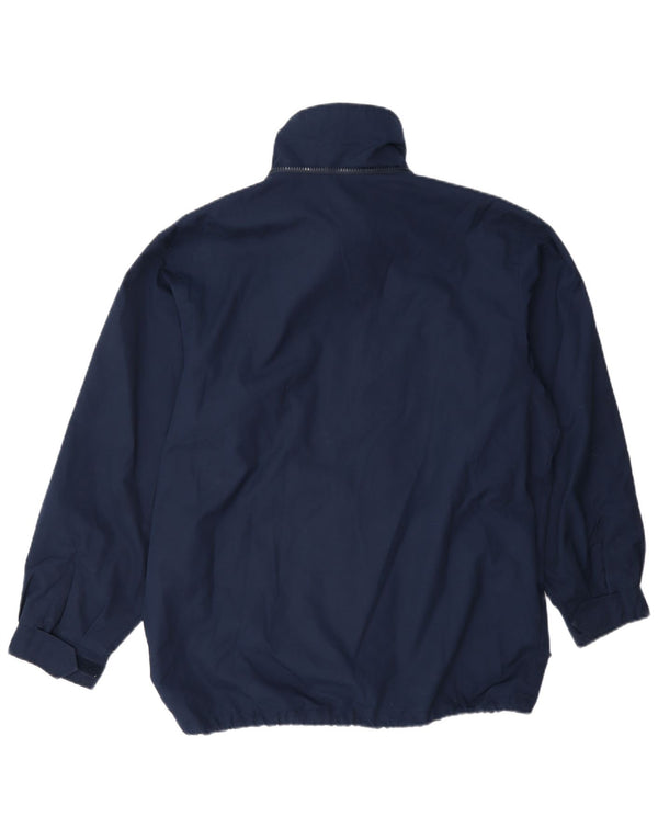 Jaqueta corta-vento masculina Fila UK 40 grande poliéster azul marinho