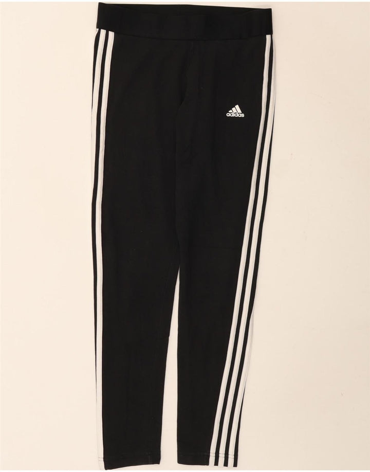 Leggings Adidas Femininas UK 12/14 Médias Pretas