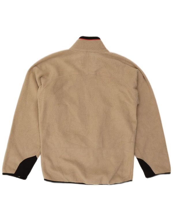 Fila Mens Fleece Jacket UK 36 Pequeno Poliéster Bege