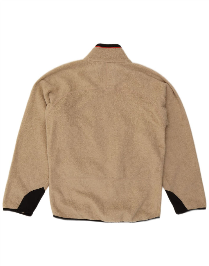 Fila Mens Fleece Jacket UK 36 Pequeno Poliéster Bege