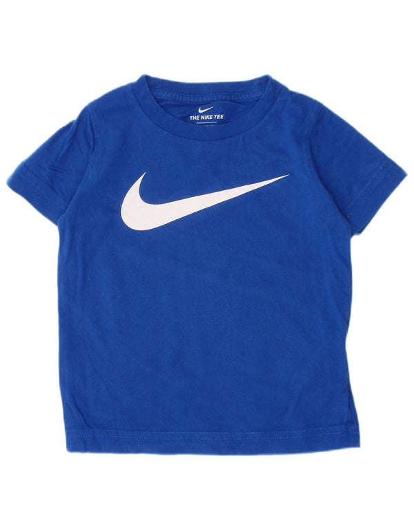 Camiseta Nike Boys Athletic Cut Graphic Top 2-3 anos algodão azul