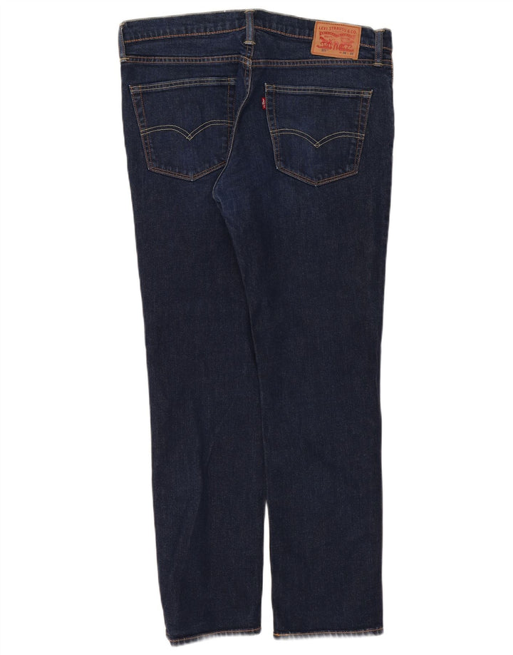 Levi's Masculino 511 Slim Jeans W36 L32 Azul Marinho Algodão