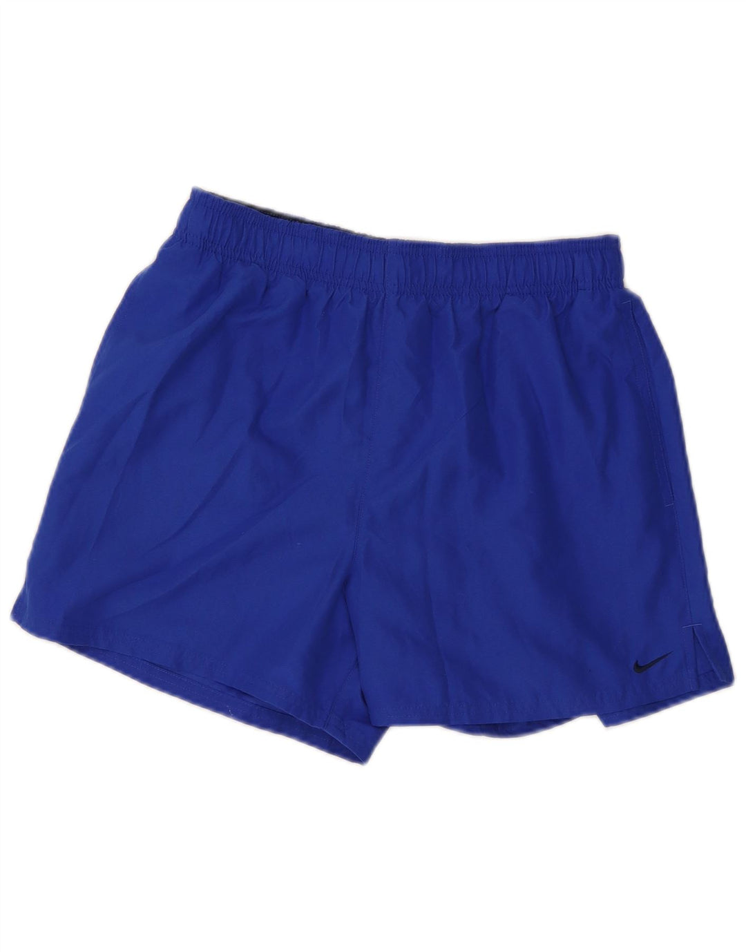 Shorts esportivos masculinos Nike médio azul poliéster