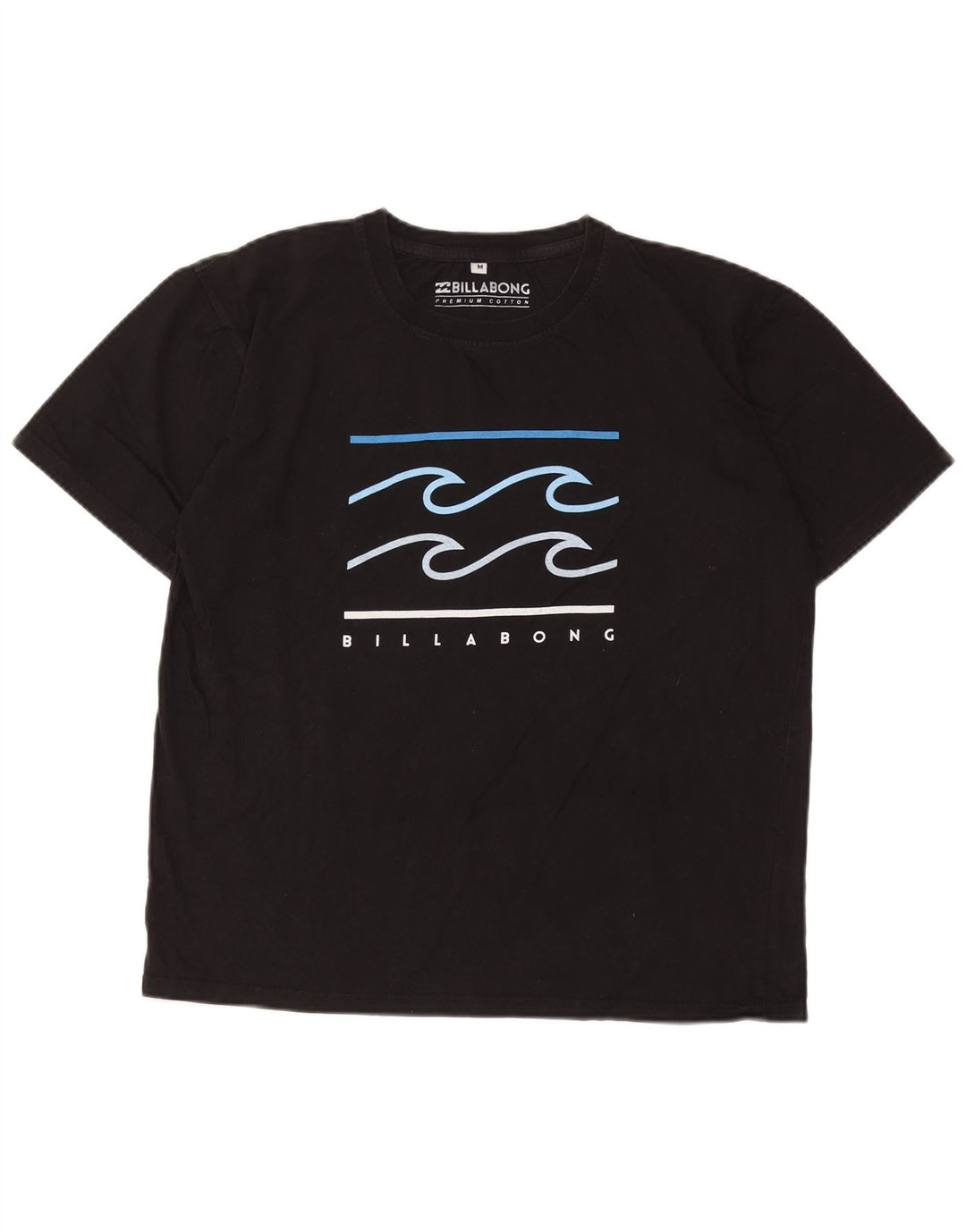 Camiseta gráfica masculina Billabong Top médio preto
