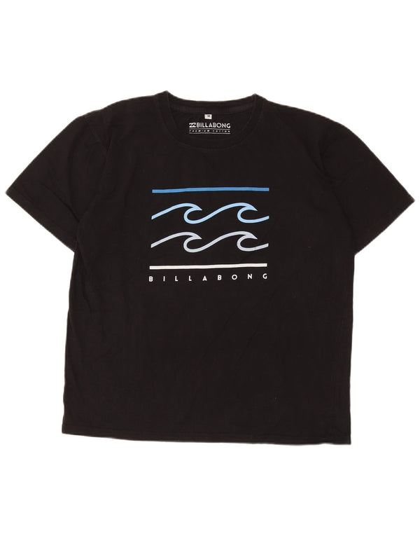 Camiseta gráfica masculina Billabong Top médio preto