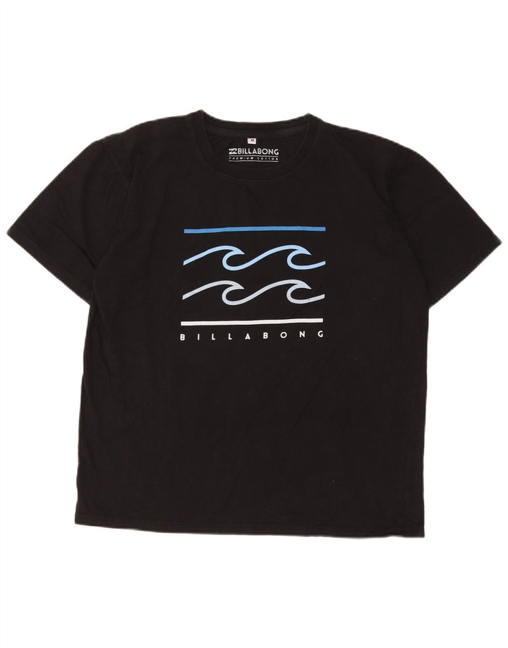 Camiseta gráfica masculina Billabong Top médio preto
