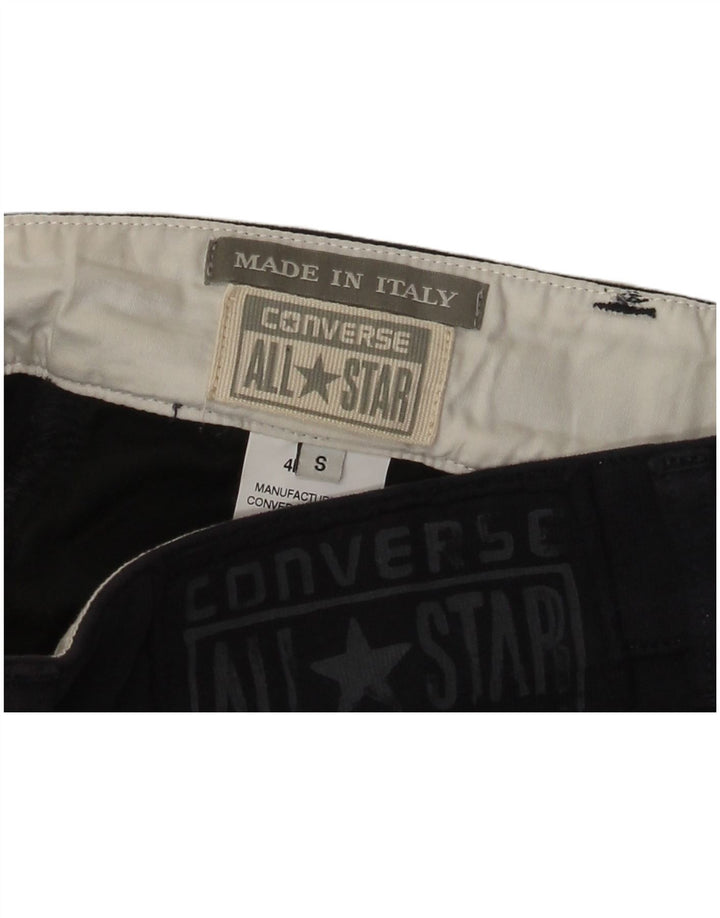 Shorts casual masculino CONVERSE pequeno W29 algodão azul marinho