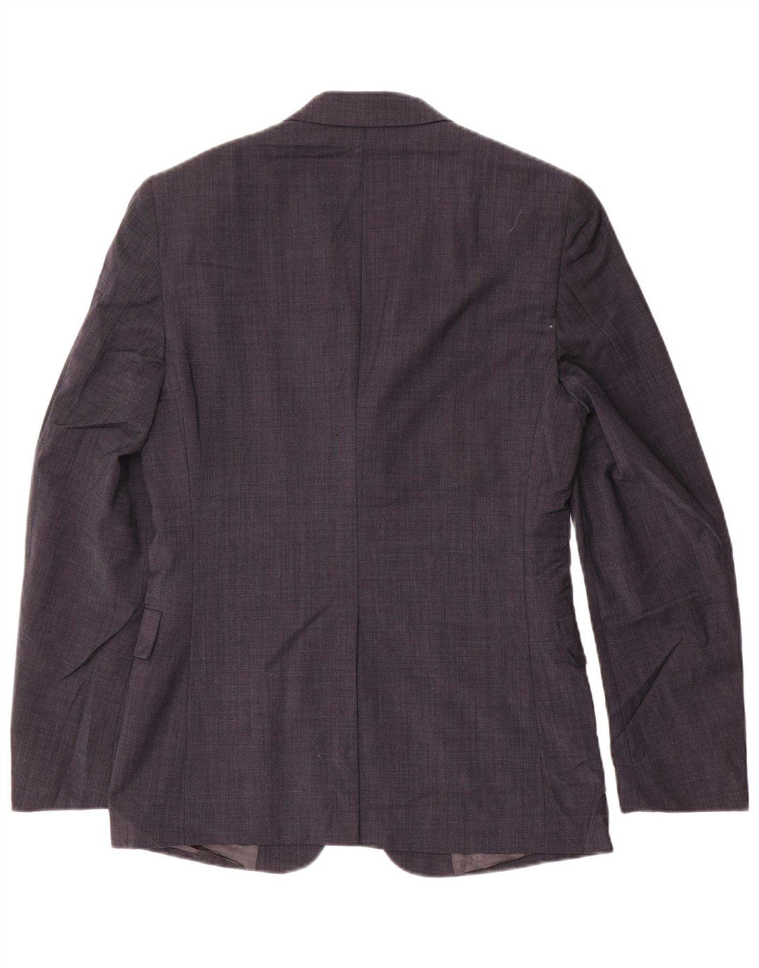 Jaqueta blazer masculina DKNY com 2 botões UK 36 pequena azul marinho