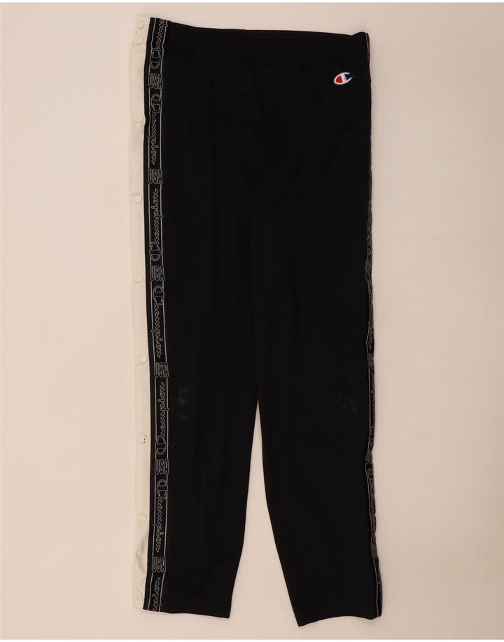 Calça esportiva masculina Champion com estampa gráfica média preta