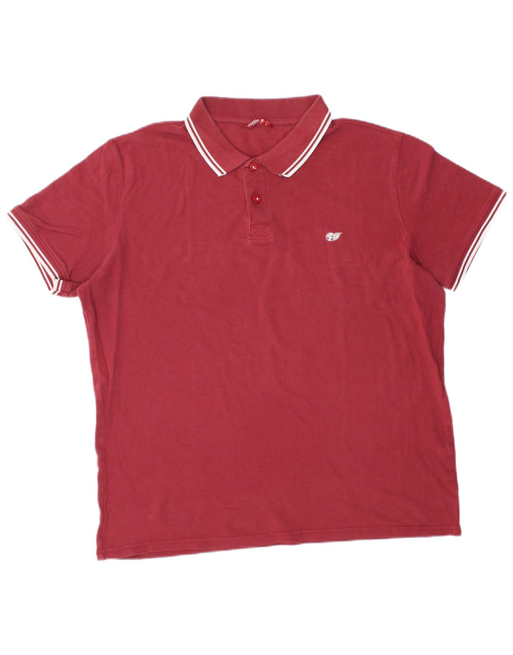 Camisa polo masculina CARRERA Regular Fit 2XL algodão marrom