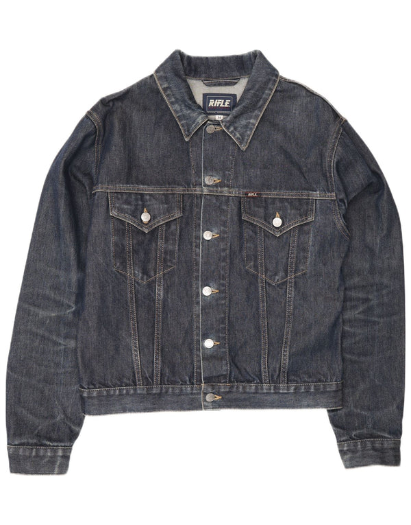 Jaqueta jeans masculina Rifle UK 38 algodão azul marinho médio