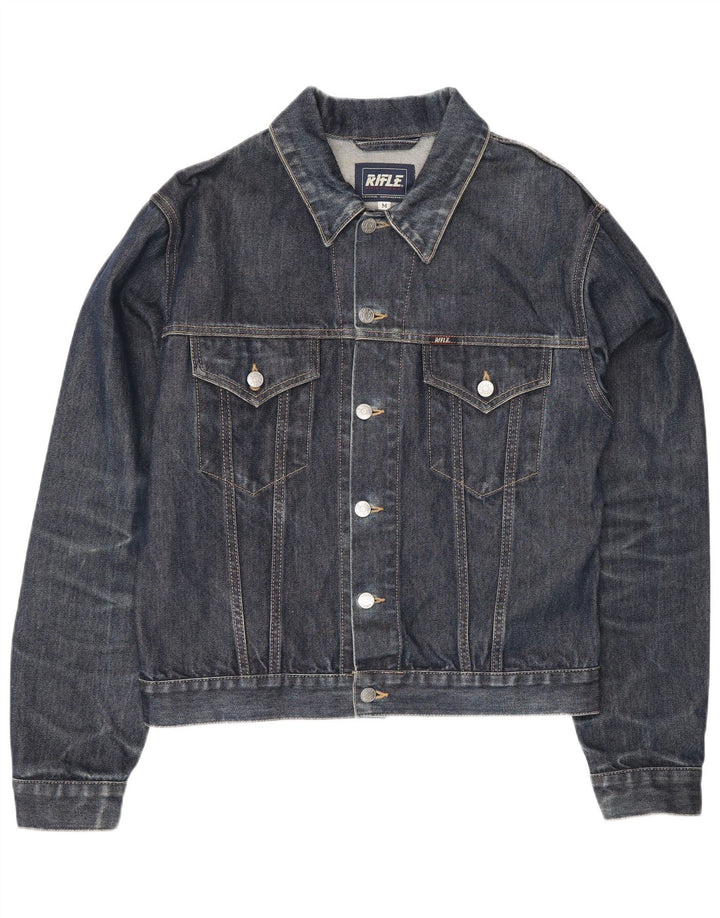 Jaqueta jeans masculina Rifle UK 38 algodão azul marinho médio