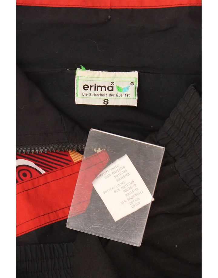 Erima Mens Treino Top Jacket 2XL Poliéster Geométrico Preto