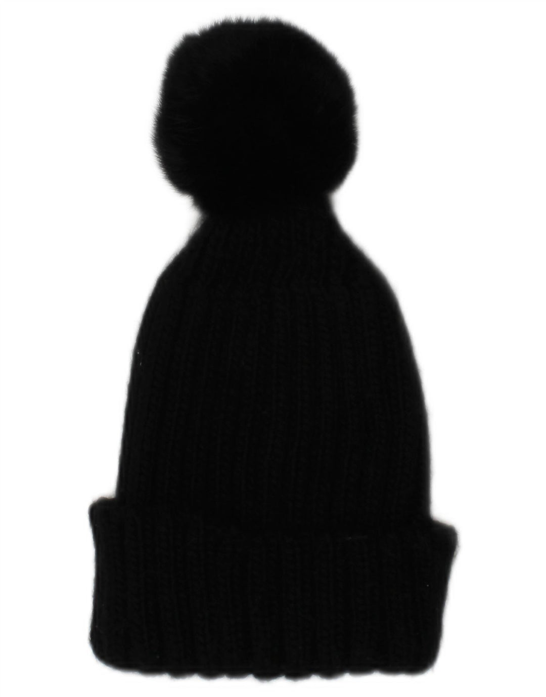 Chapéu feminino de malha Bobble da Colmar, tamanho único, acrílico preto, inverno