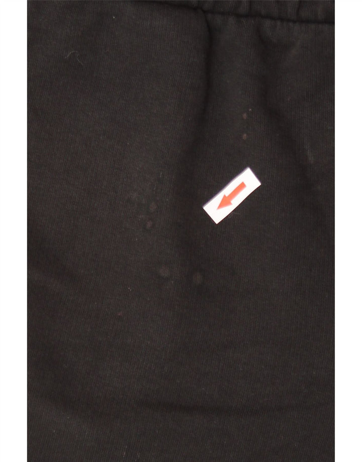 Shorts esportivos femininos Puma UK 12 médio algodão preto