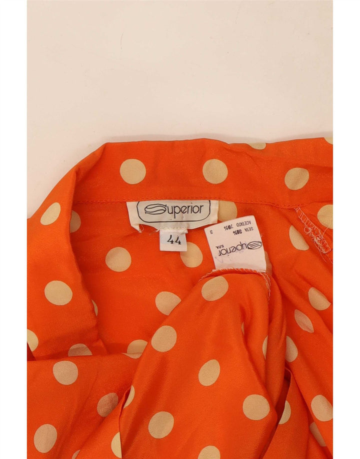 Blusa feminina superior manga curta cropped IT 44 médio laranja