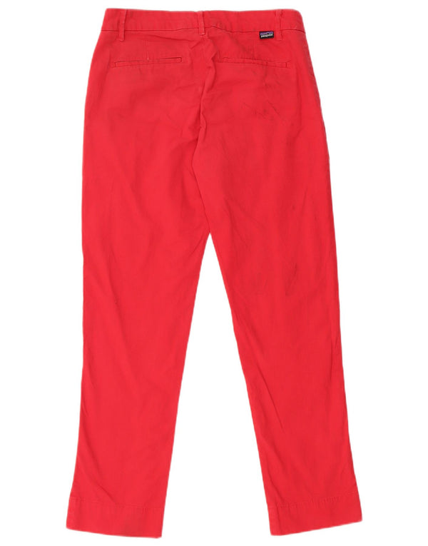 Calça Chino Feminina Patagonia Slim US 0 XS W28 L26 Algodão Vermelho