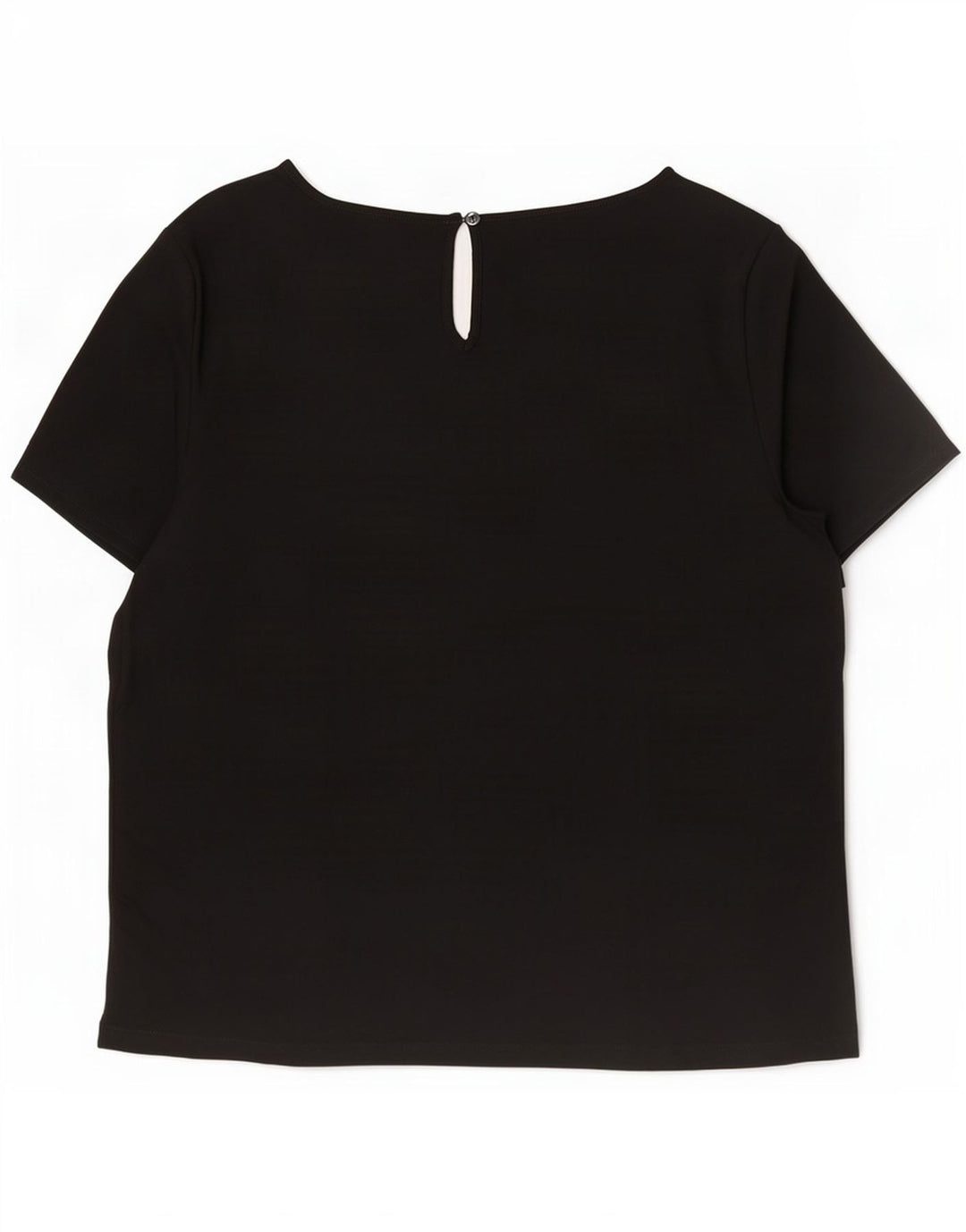 Blusa feminina Marks & Spencer UK 14 grande viscose preta