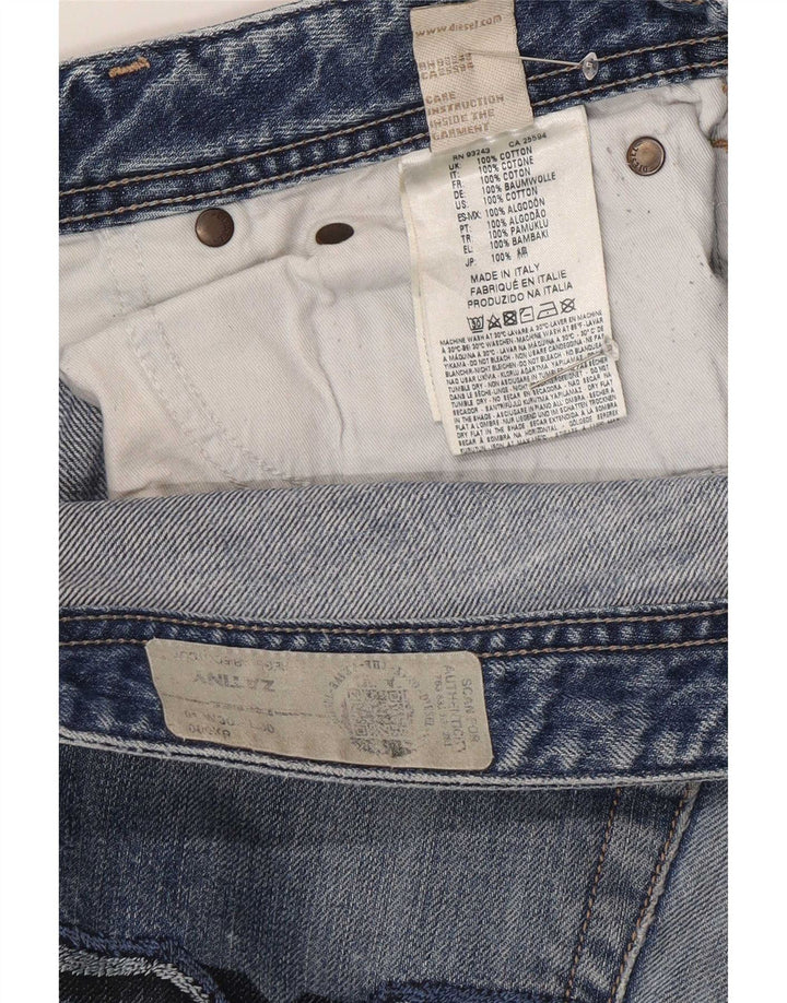 Diesel Masculino Zatiny Regular Bootcut Jeans W30 L27 Azul Algodão
