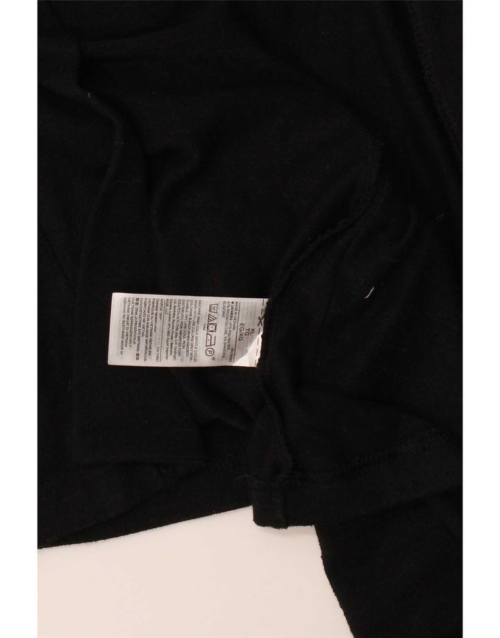 Suéter cardigã aberto oversized feminino Gap Reino Unido 18 XL poliéster preto