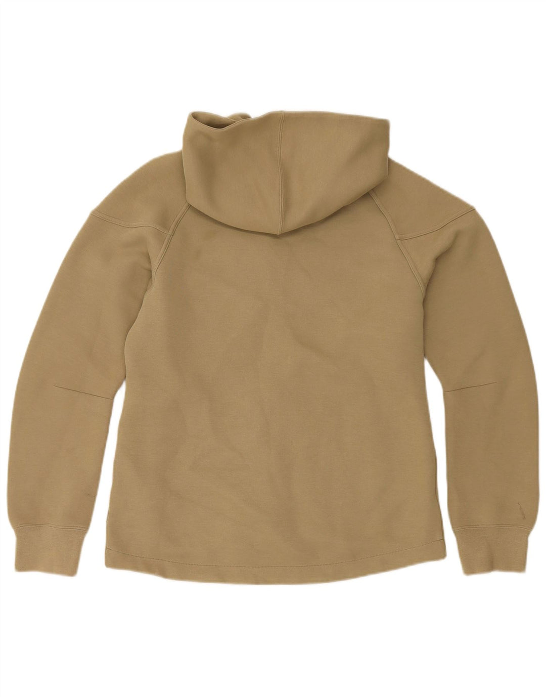 Suéter Nike masculino com capuz e zíper médio cáqui algodão