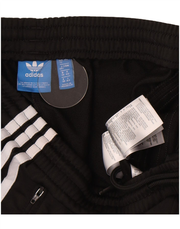 Calça de treino feminina Adidas UK 12 poliéster preto médio
