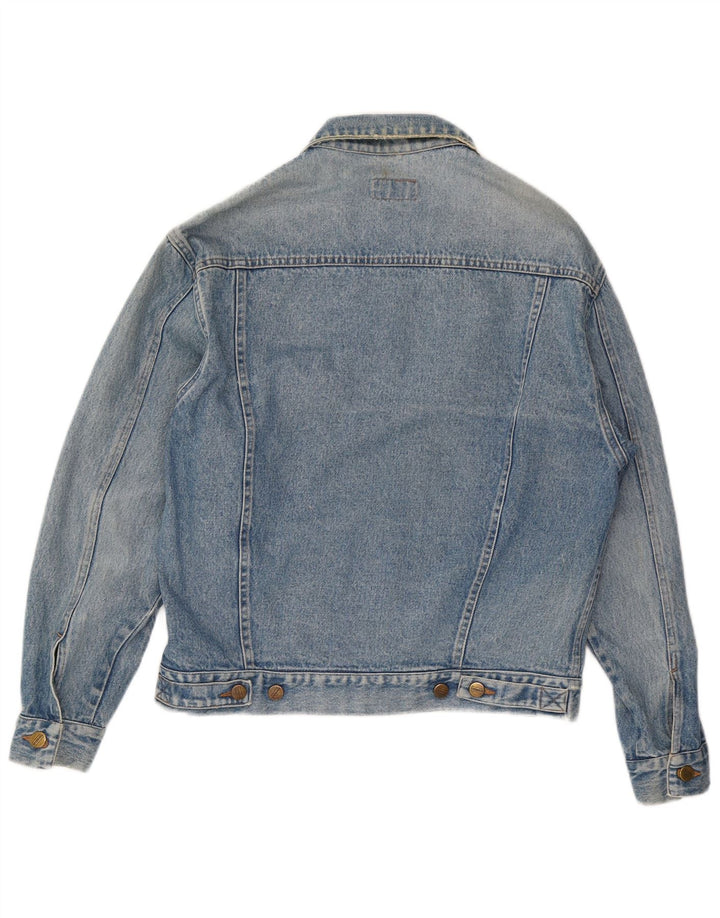 Jaqueta jeans masculina Stefanel UK 36 pequena azul