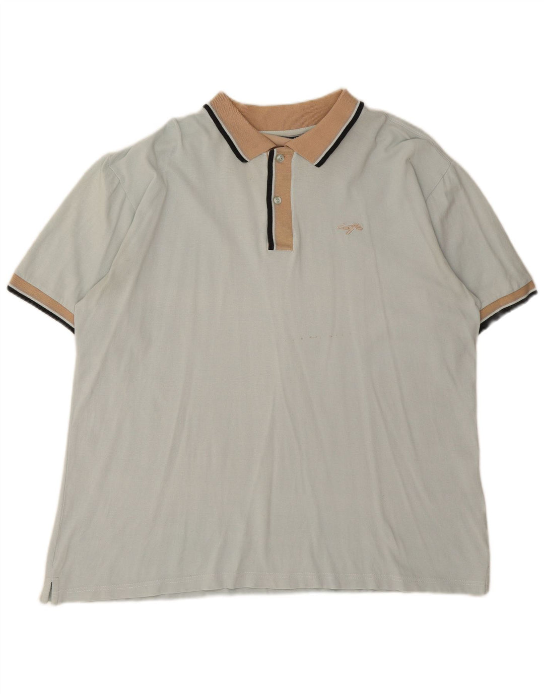 Camisa polo masculina LOTTO 2XL algodão azul