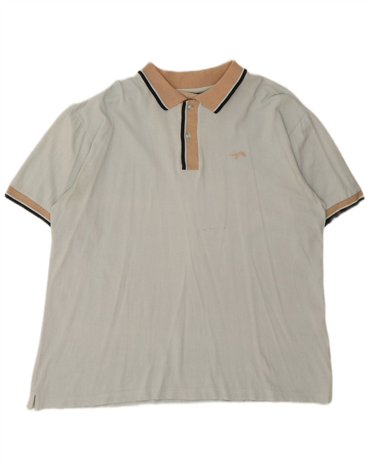 Camisa polo masculina LOTTO 2XL algodão azul