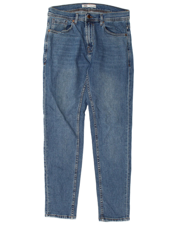 Zara Mens Slim Jeans EU 42 Grande W32 L30 Azul