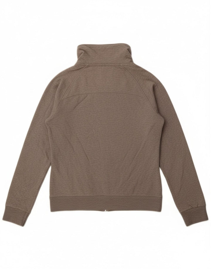 Puma Womens Tracksuit Top Jacket UK 14 Grande Algodão Cinza