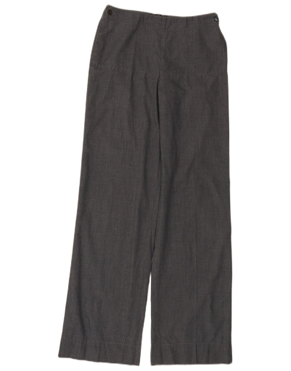 Zara Calça Chino Feminina Solta Fit EU 36 XS W26 L32 Cinza Poliéster