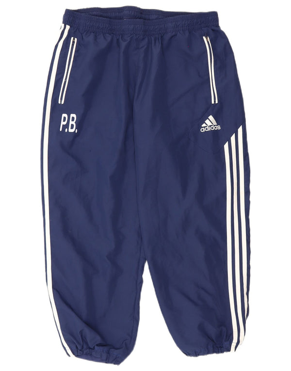 Adidas Mens Crop Calças de treino Joggers IT 46/48 XL Azul marinho