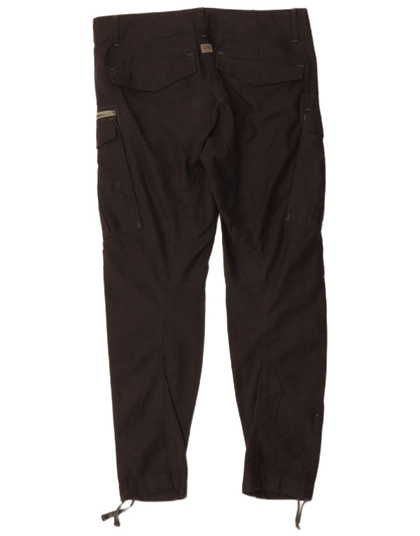 Calça Cargo Cônica Masculina G-Star W34 L32 Algodão Preto
