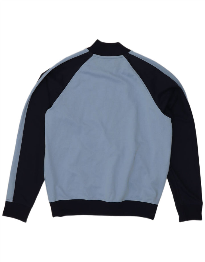 Fred Perry Jaqueta masculina de agasalho médio azul colorido bloco esportivo