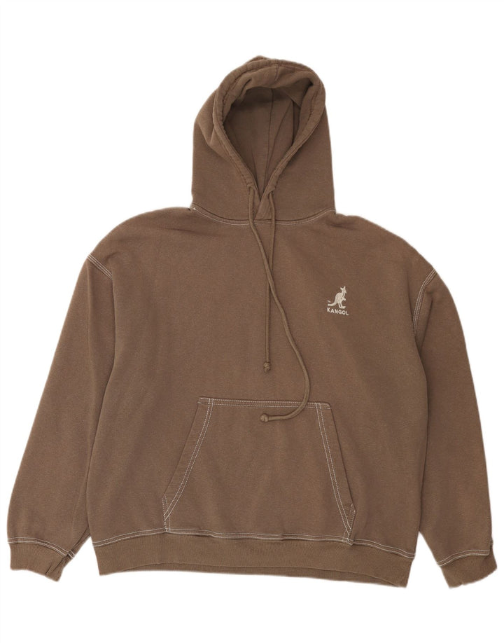 Pulôver feminino com capuz grande pull & Bear UK 10 algodão cinza pequeno