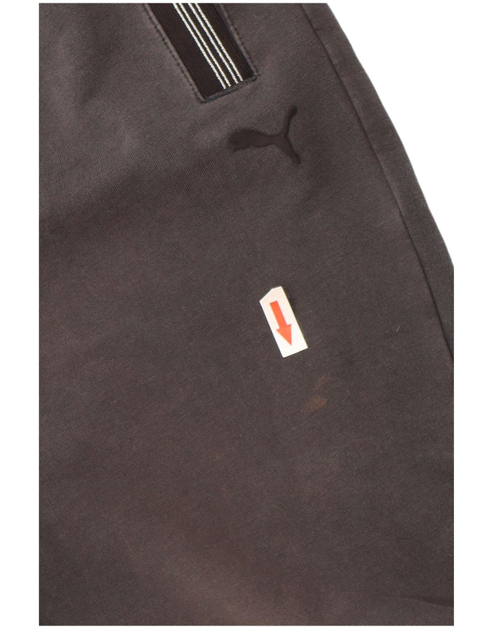 Calça de treino feminina Puma Joggers UK 14 médio preto algodão