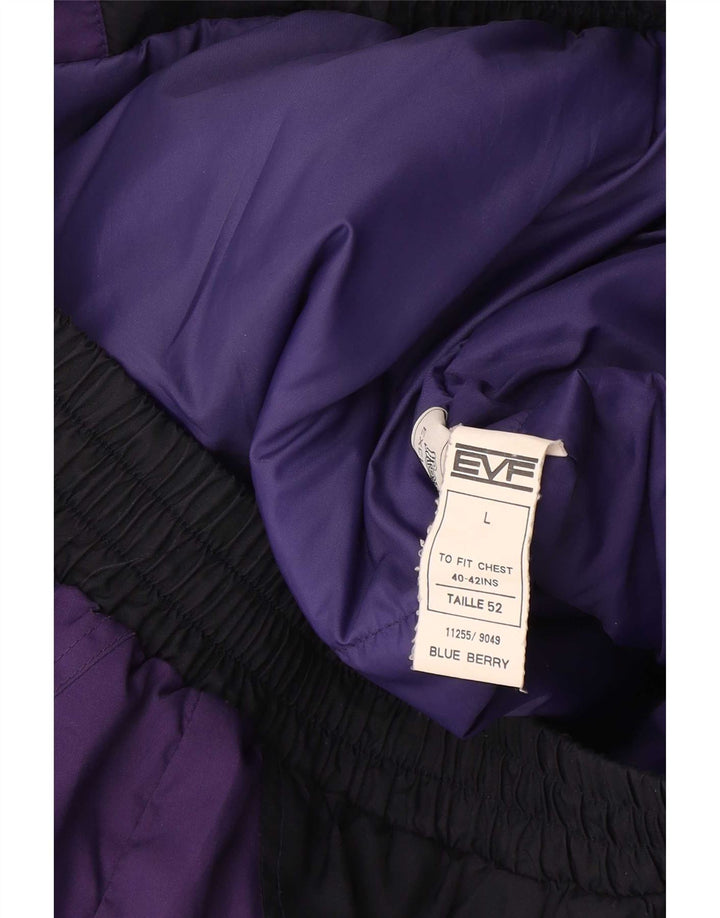 Poliéster roxo de Colourblock do revestimento encapuçado Reino Unido 40 do esqui dos homens de EVF grande