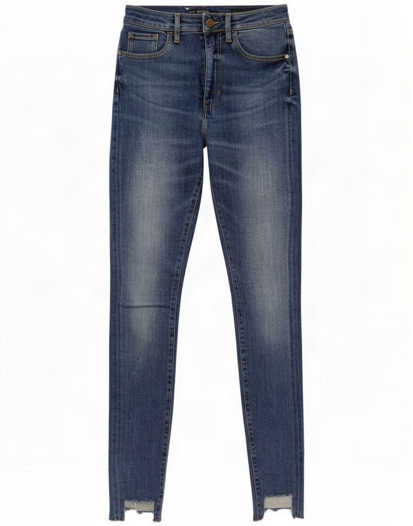Guess Womens Skinny Jeans W25 L30 Azul Viscose