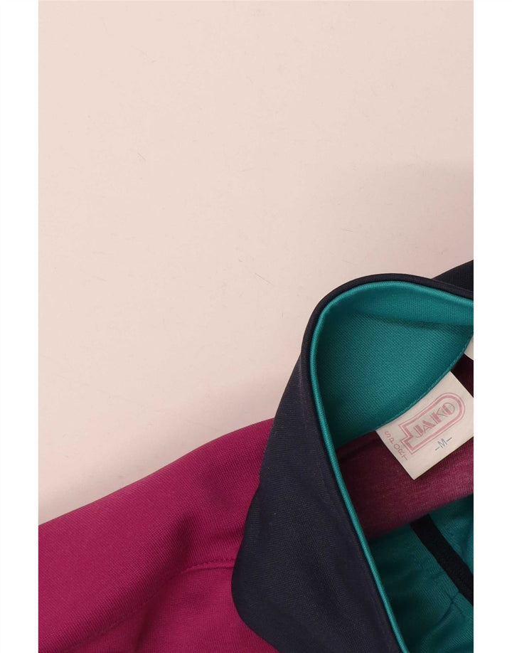 Jaqueta masculina de agasalho Jako, poliéster colorblock médio multicolorido