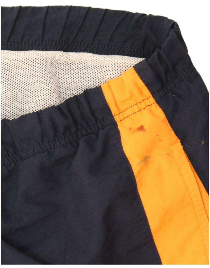 Shorts esportivos gráficos masculinos Nike grandes poliéster colorblock azul marinho