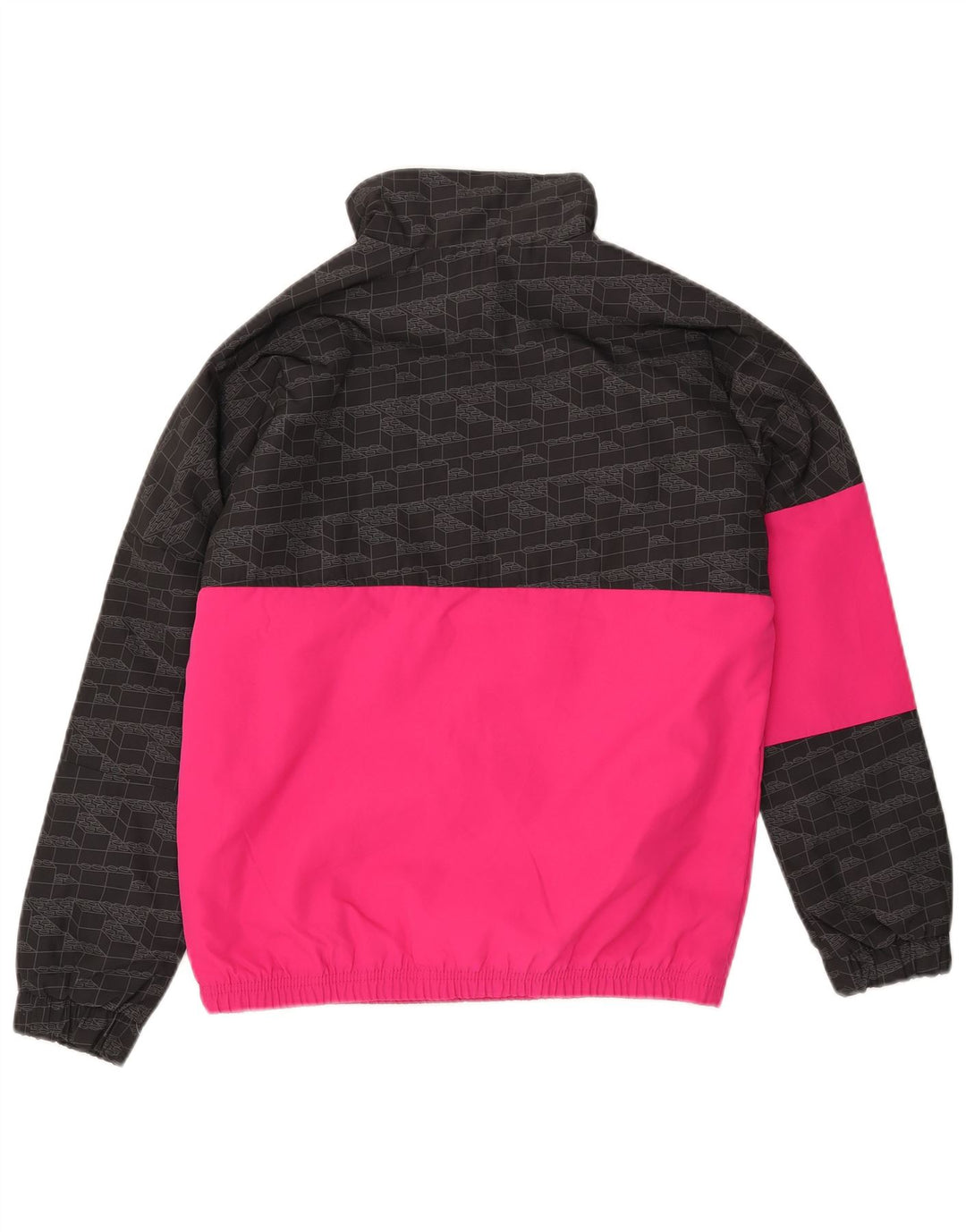 ADIDAS Meninas Graphic Anorak Jacket 11-12 Anos Rosa Colourblock Poliéster
